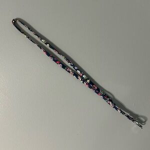 Vera Bradley lanyard- scattered wildflowers pattern